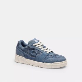 Sneakerși Soho din denim caracteristic