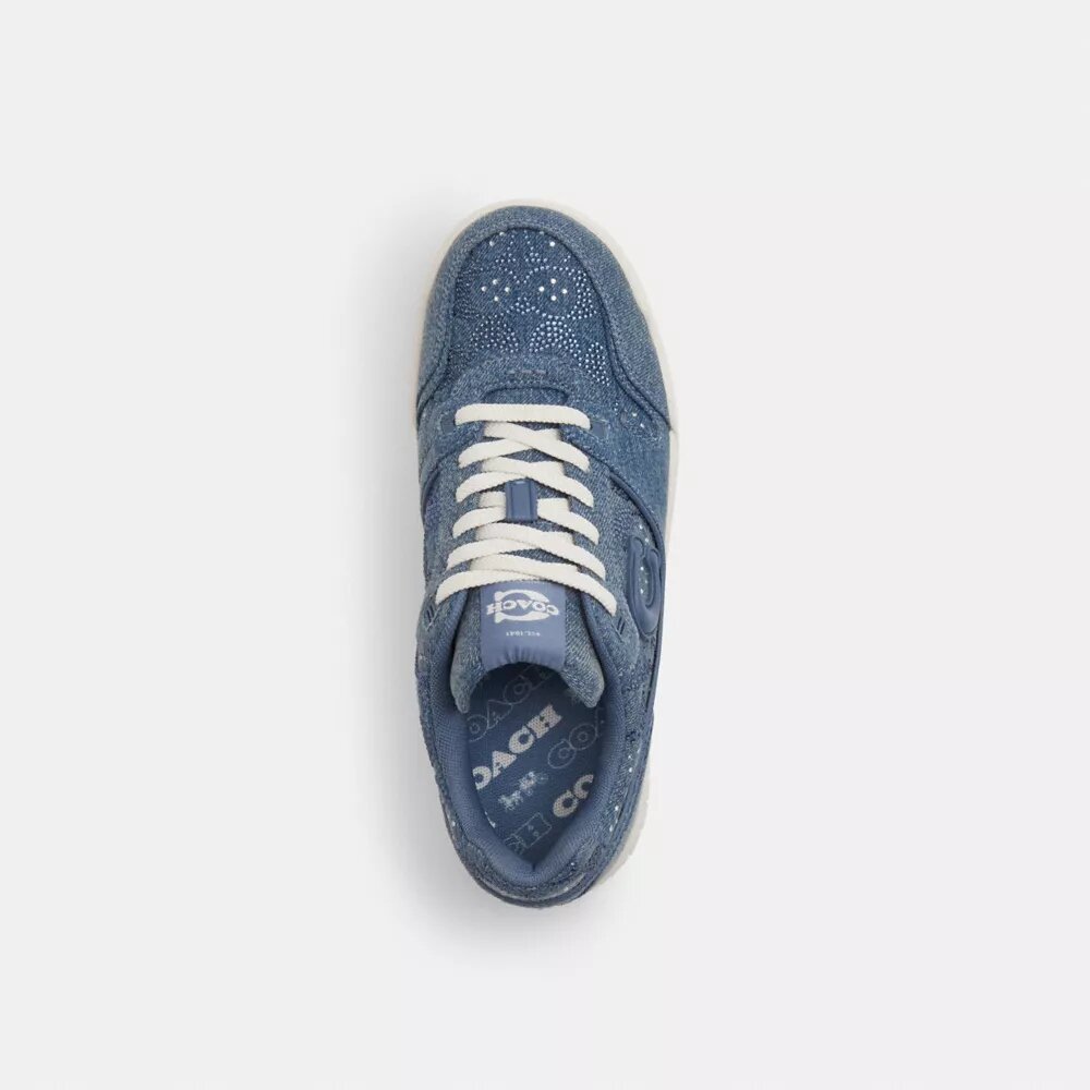 Sneakerși Soho din denim caracteristic