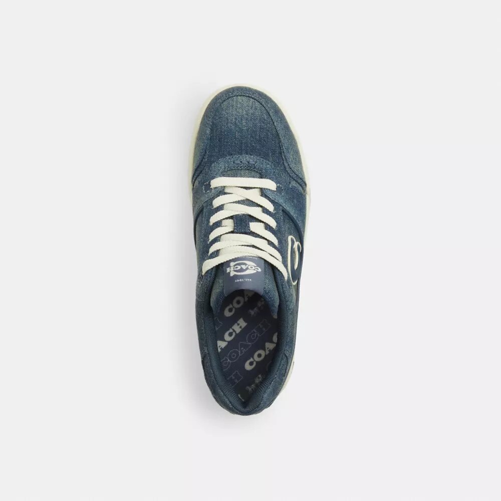 Sneakerși Soho din denim uzat