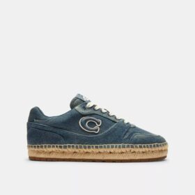Sneakerși Soho Espadrille din denim uzat