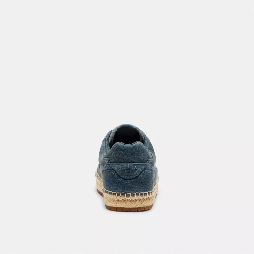 Sneakerși Soho Espadrille din denim uzat