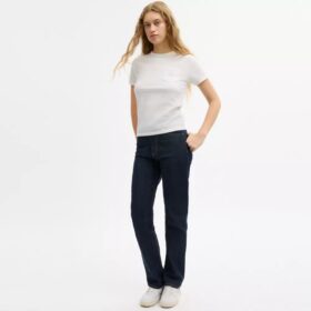 Tricou cu mâneci scurte și buzunar din bumbac organic