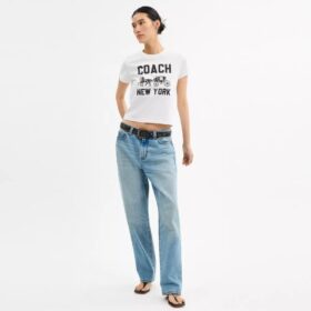 Tricou „Horse and Carriage” din bumbac organic