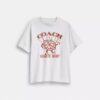 Tricou lejer cu imprimeu „Pretzel” din bumbac organic