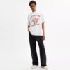 Tricou lejer cu imprimeu „Pretzel” din bumbac organic