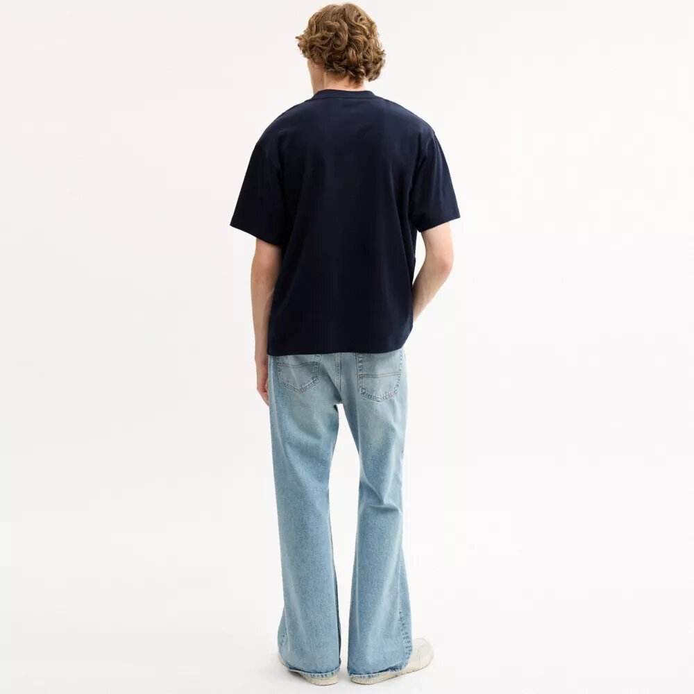 Tricou lejer „Rexy 10Th Birthday Jungle” din bumbac organic