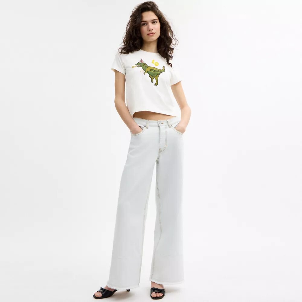 Tricou Rexy „10Th Birthday 90'S Fit” din bumbac organic
