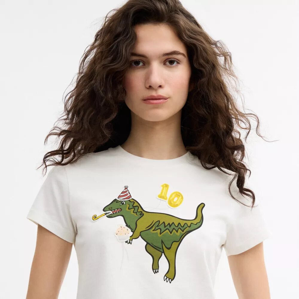 Tricou Rexy „10Th Birthday 90'S Fit” din bumbac organic