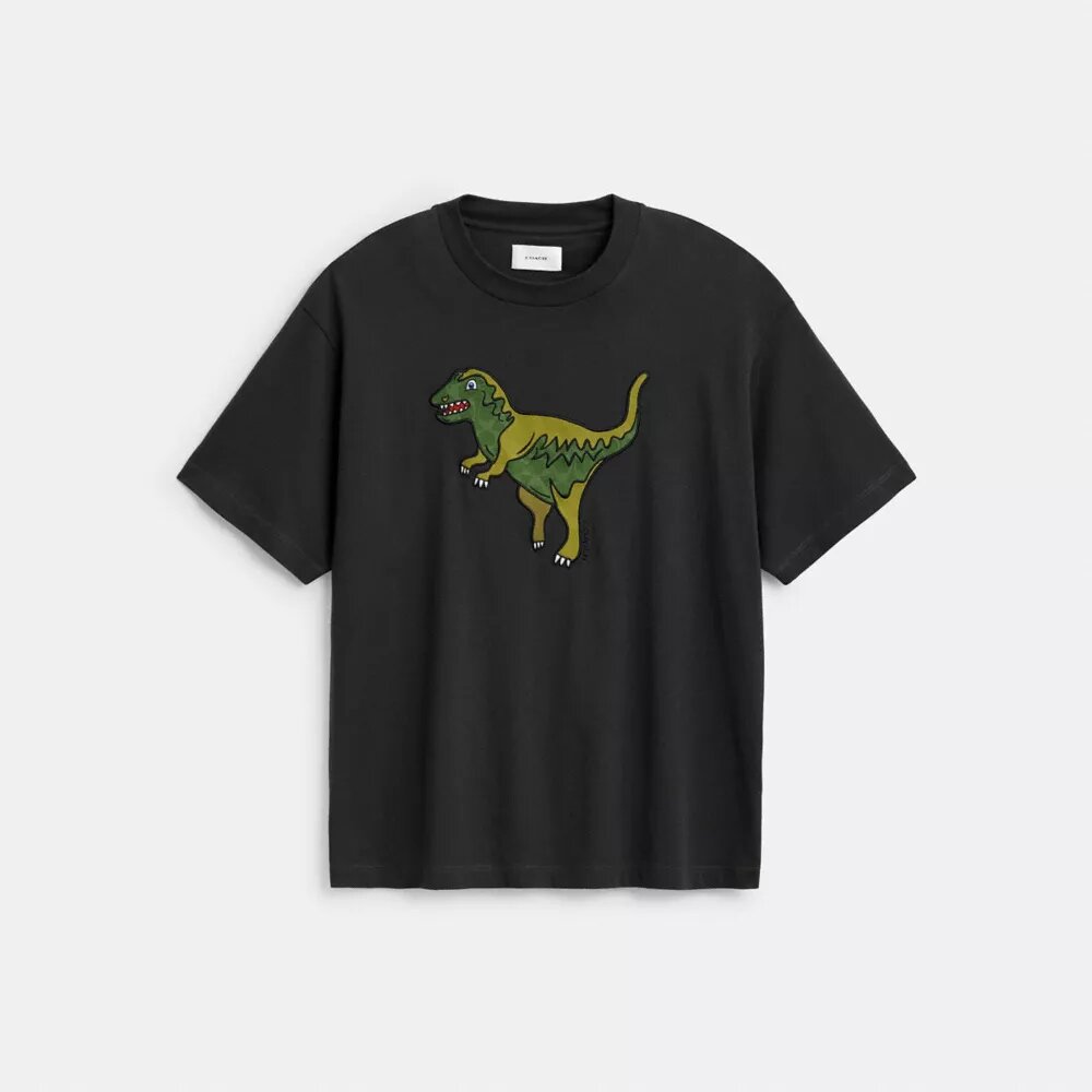 Tricou Rexy cu croială lejeră din bumbac organic
