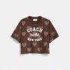 Tricou scurt cu imprimeu de inimă, Horse and Carriage, din bumbac organic