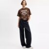 Tricou scurt cu imprimeu de inimă, Horse and Carriage, din bumbac organic