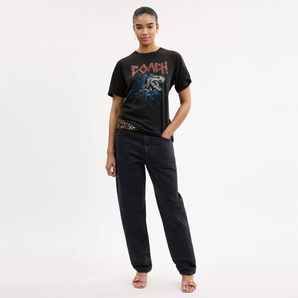 Tricou „Skeleton Rexy” emblematic