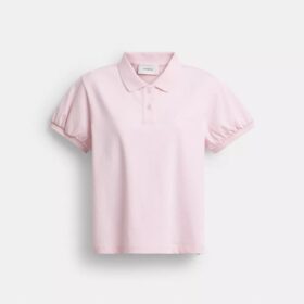 Tricouri Polo Coach Script din bumbac organic