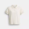 Tricouri Polo Coach Script din bumbac organic