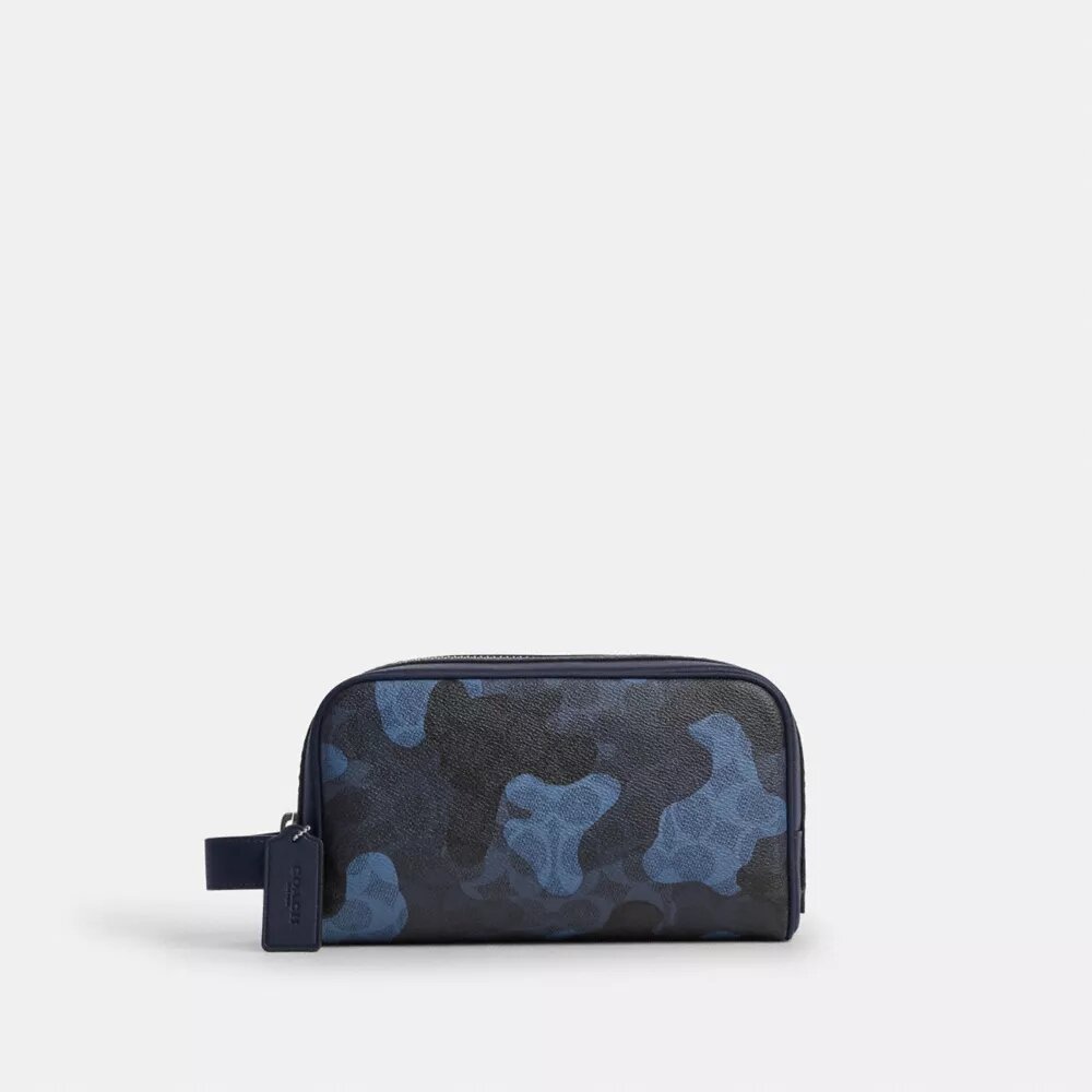Trusă mică de călătorie cu imprimeu camuflaj exclusiv