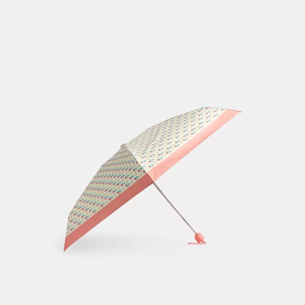 Umbrelă mini cu protecție UV și imprimeu floral