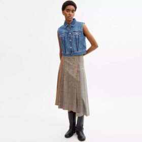 Veste de lucru din denim cu croială strâmtă