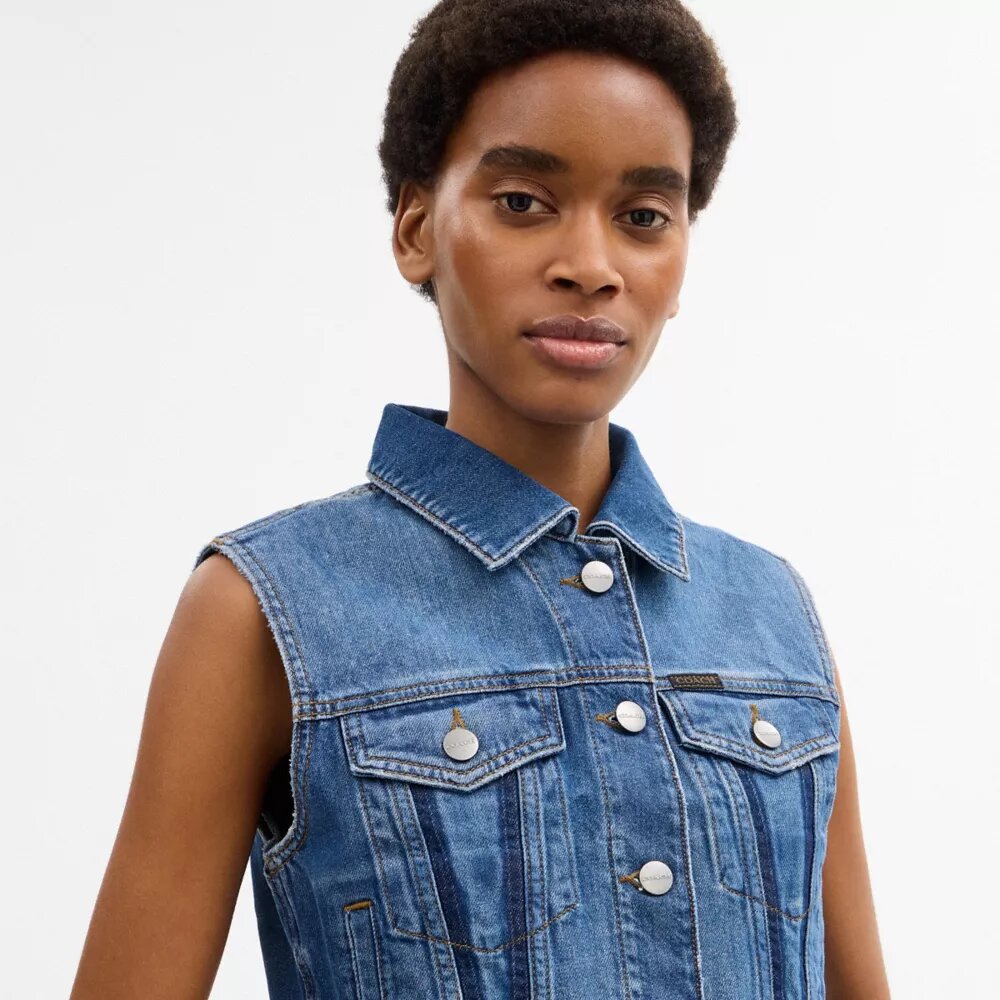 Veste de lucru din denim cu croială strâmtă
