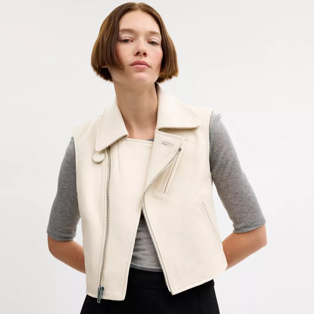Veste de motociclist din piele